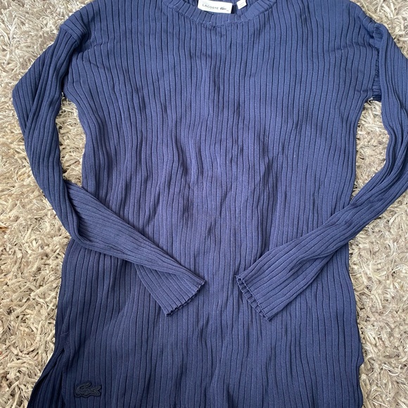Lacoste 

Flat Ribbed Rayon Sweater

Size  36 smallet - Picture 3 of 7